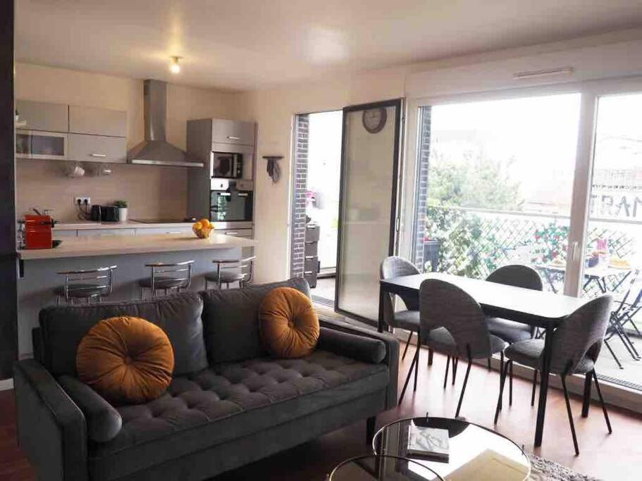 Appartement 80M2, Terrasse Sud, Metro 7 Direction Louvre A 8Minutes, Parking Sous-Sol, Proche Paris-Bercy Ивры-Сур-Сеине Экстерьер фото